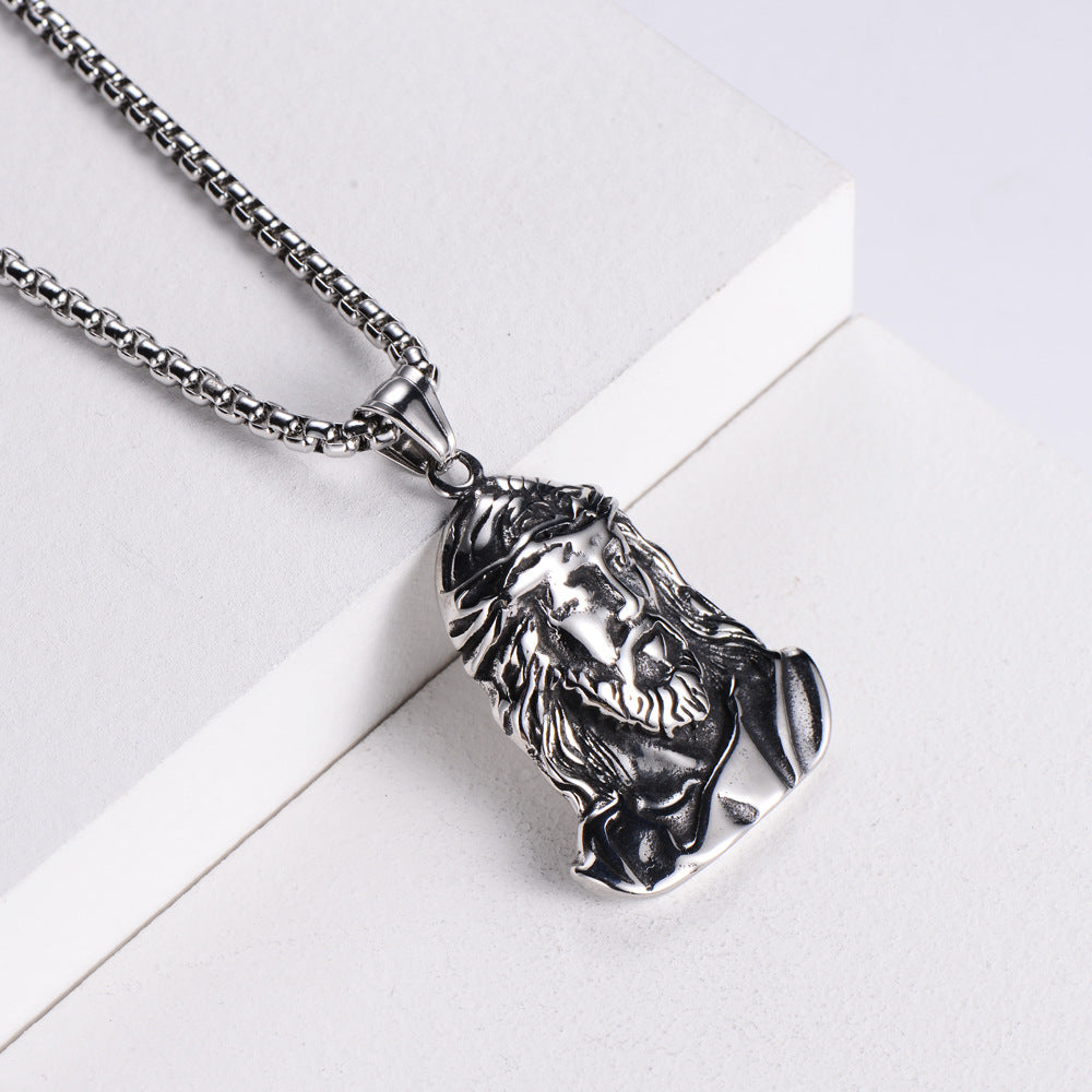 Jesus pendant gift for baptism or confirmation