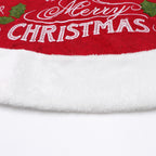 Christmas tree base decoration skirt with traditional American styling