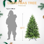 Detailed view of Christmas tree branches for holiday decorating
