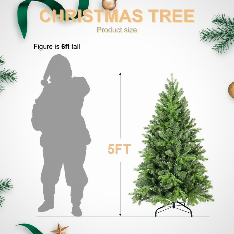 Detailed view of Christmas tree branches for holiday decorating
