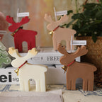 Milk tea amber colored handmade Christmas candle in animal shape