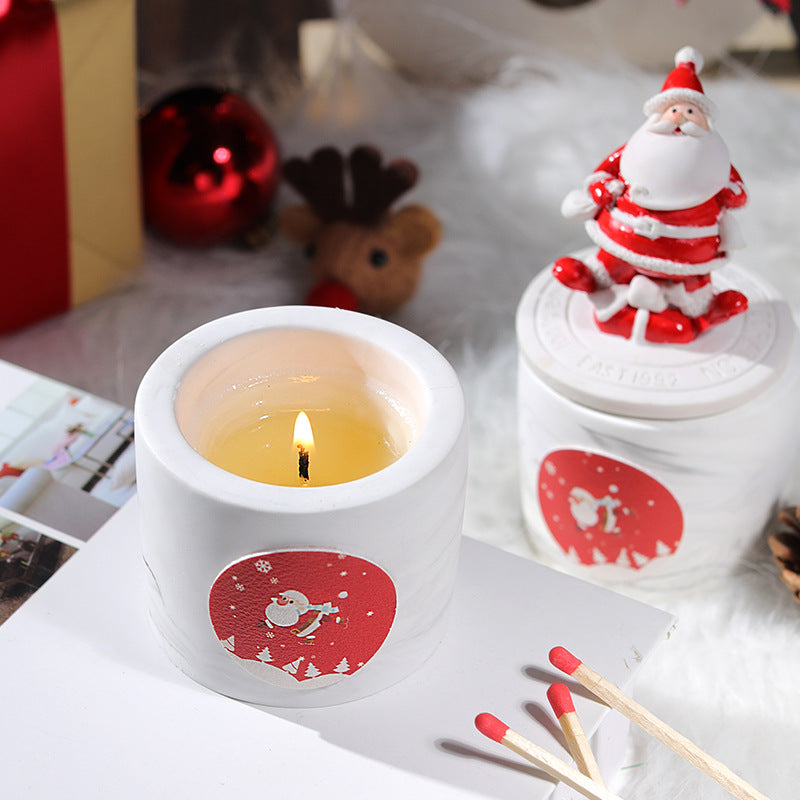 Christmas Soy Wax Aromatherapy Candle - Christian Home Decor