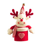 Holiday gift box featuring Christmas character design in soft flannel for festive occasions