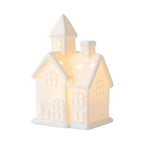 Modern simplicity ceramic Christmas tree with luminous finish for year-round appeal