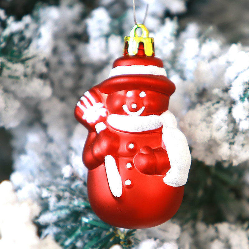 Set of 90 Christmas tree ball ornaments displayed in festive arrangement