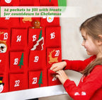 Felt Christmas Advent Calendar Pendant - Christian Jewelry