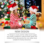 Christmas rubber duck blind box set displayed for gift giving