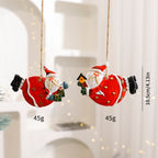 Cartoon elk ornament featuring cheerful holiday styling for seasonal display - Christmas decor