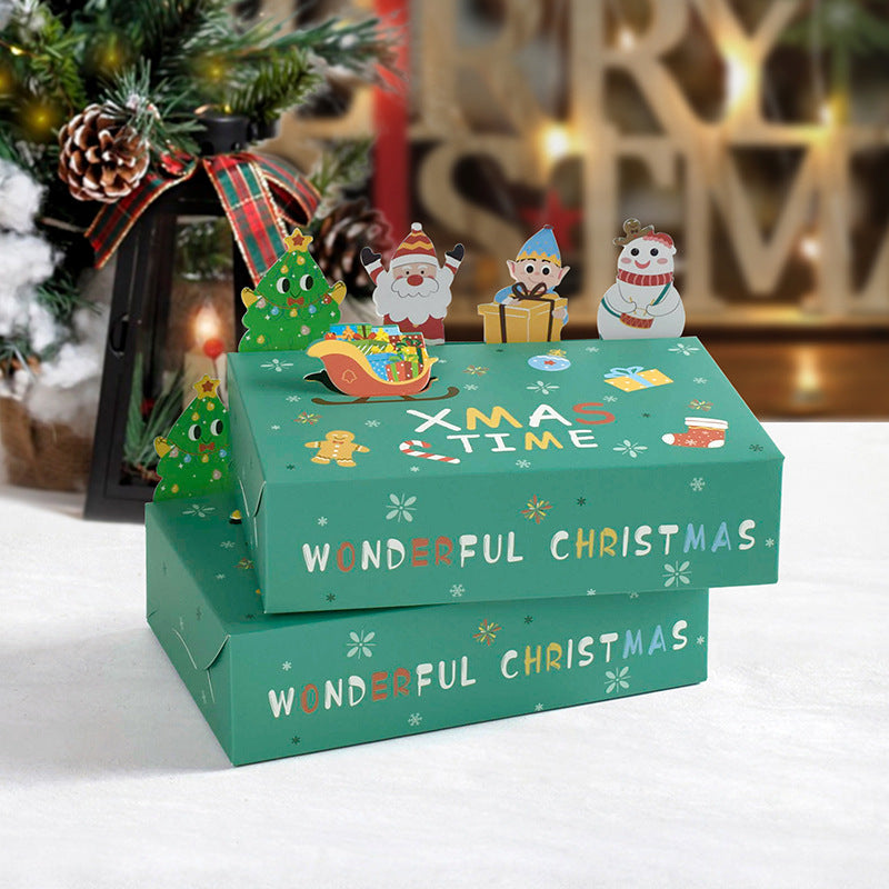 Christmas Tree Gift Boxes 10 Pack - Christian Home Decor Main image