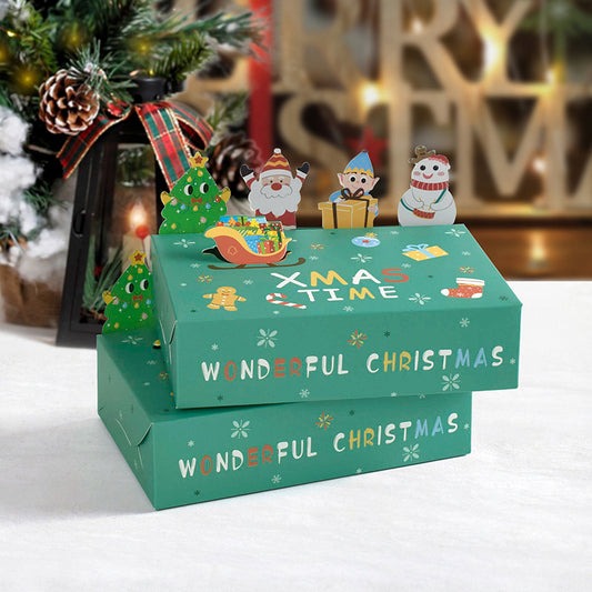 Christmas Tree Gift Boxes 10 Pack - Christian Home Decor