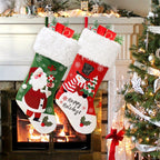 Polyester and cloth Christmas Flannel Gift Bag view