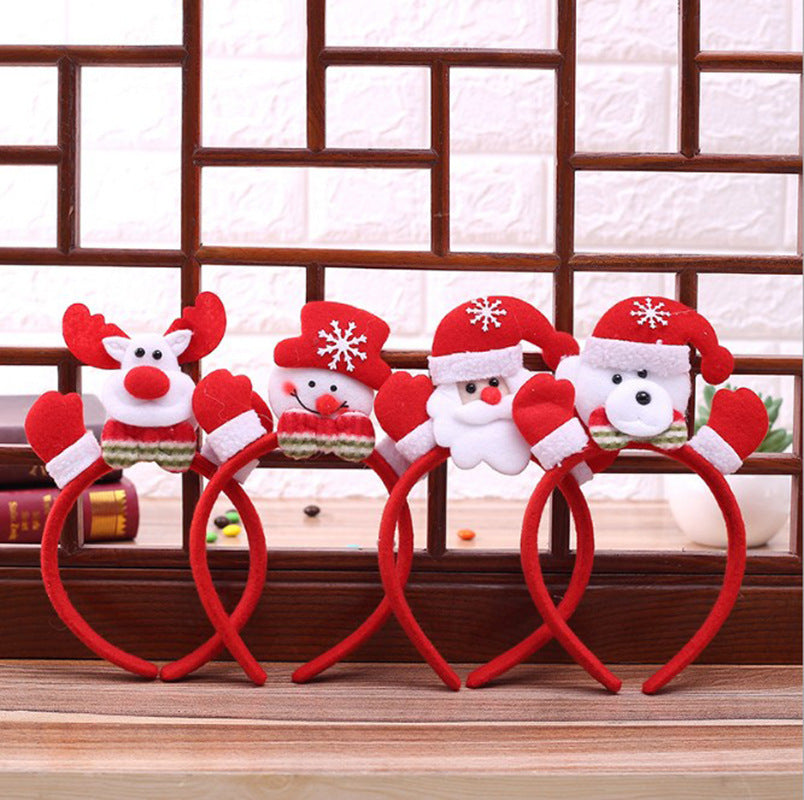 Christmas party headband accessories with cheerful holiday theme