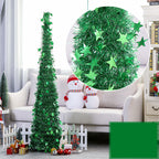 Silver Christmas garland with decorative details for festive home ambiance
