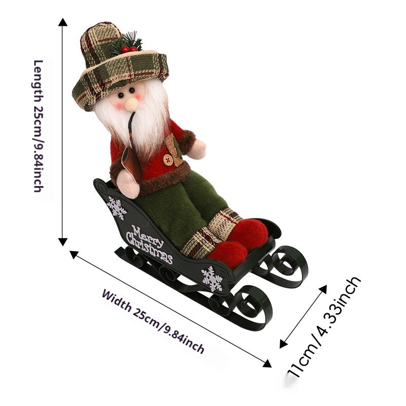 Sled Doll Christmas Ornament Secondary image