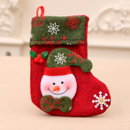Cozy Christmas stocking with holiday motifs for Christmas joy