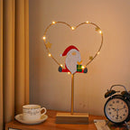 Love Santa Claus design LED Christmas ornament lamp