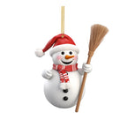 Snowman pendant festive home decor