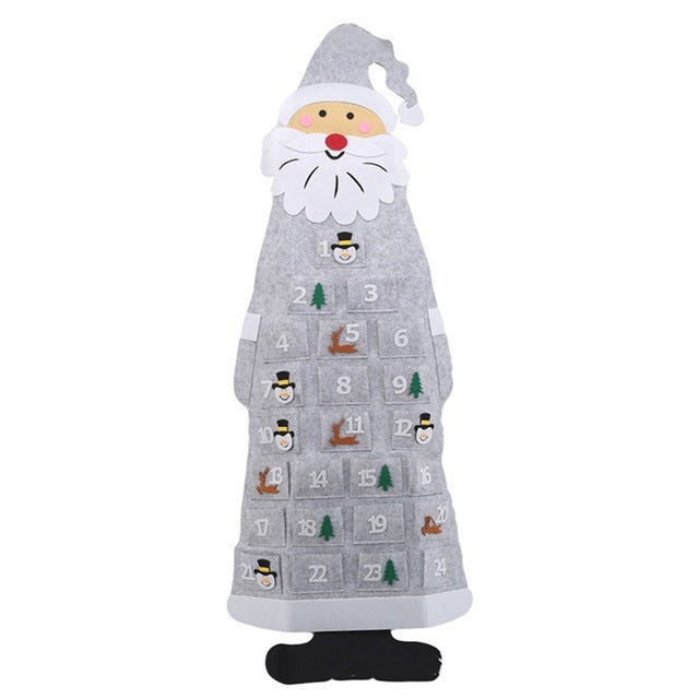 Felt Christmas Advent Calendar Pendant - Christian Jewelry