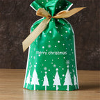 Holiday woodland design Christmas bag for festive gift wrapping