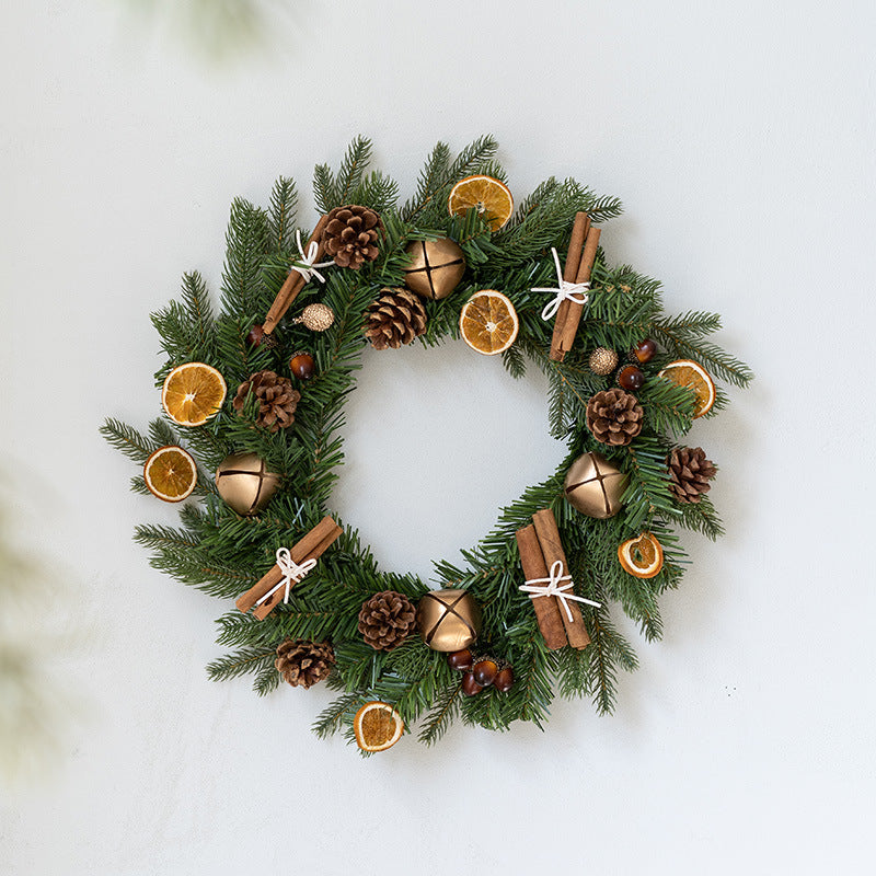Festive Christmas door decoration garland for seasonal home decor