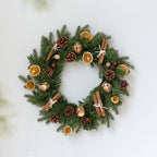 Festive Christmas door decoration garland for seasonal home decor