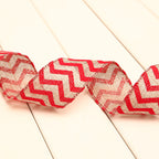 Christmas snowflake linen webbing ribbon for seasonal decorating