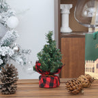Pine Needle Christmas Tree Window Decoration - Christian Home Decor