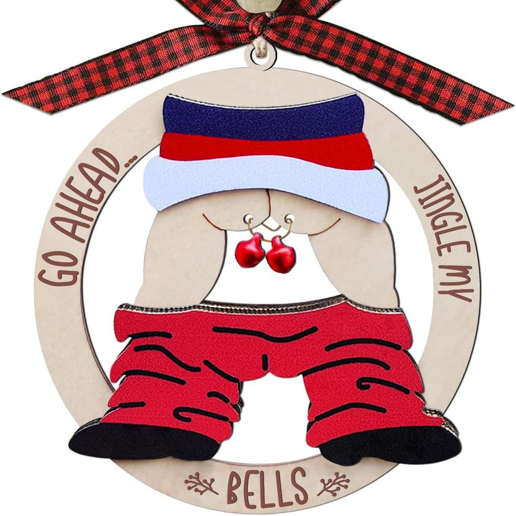 Faith Christmas bell pendant in warm lighting for gifting