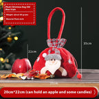 Christmas Candy Bag - Santa Gift Bag - Christian Home Decor