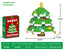 Snowman Christmas building blocks set with colorful pieces arranged in festive display