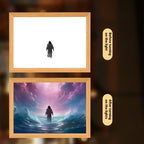 Decorative faith wall art with multiple cross design options displayed