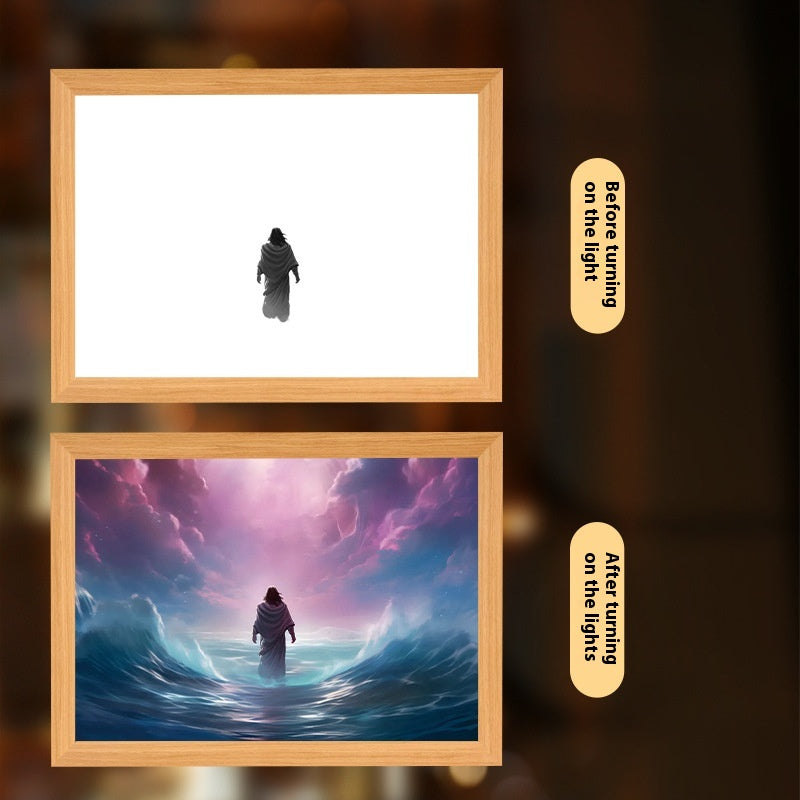 Decorative faith wall art with multiple cross design options displayed