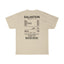 Salvation Bible verse back print on oversized cotton t-shirt