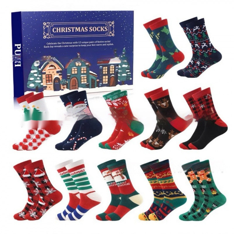 Festive Christmas stocking blind box A sealed package holiday surprise decor