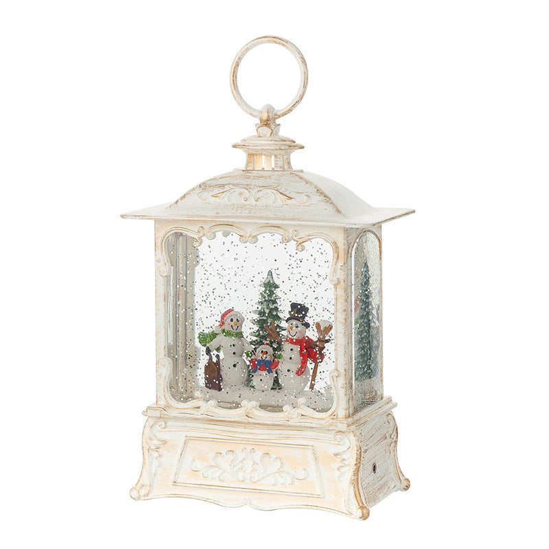 Tabletop crystal ball music box with two-way switch for music control