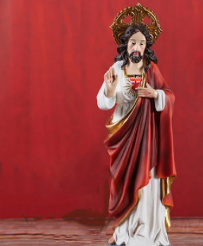 Resin craft Jesus figure for Christian household decoration
