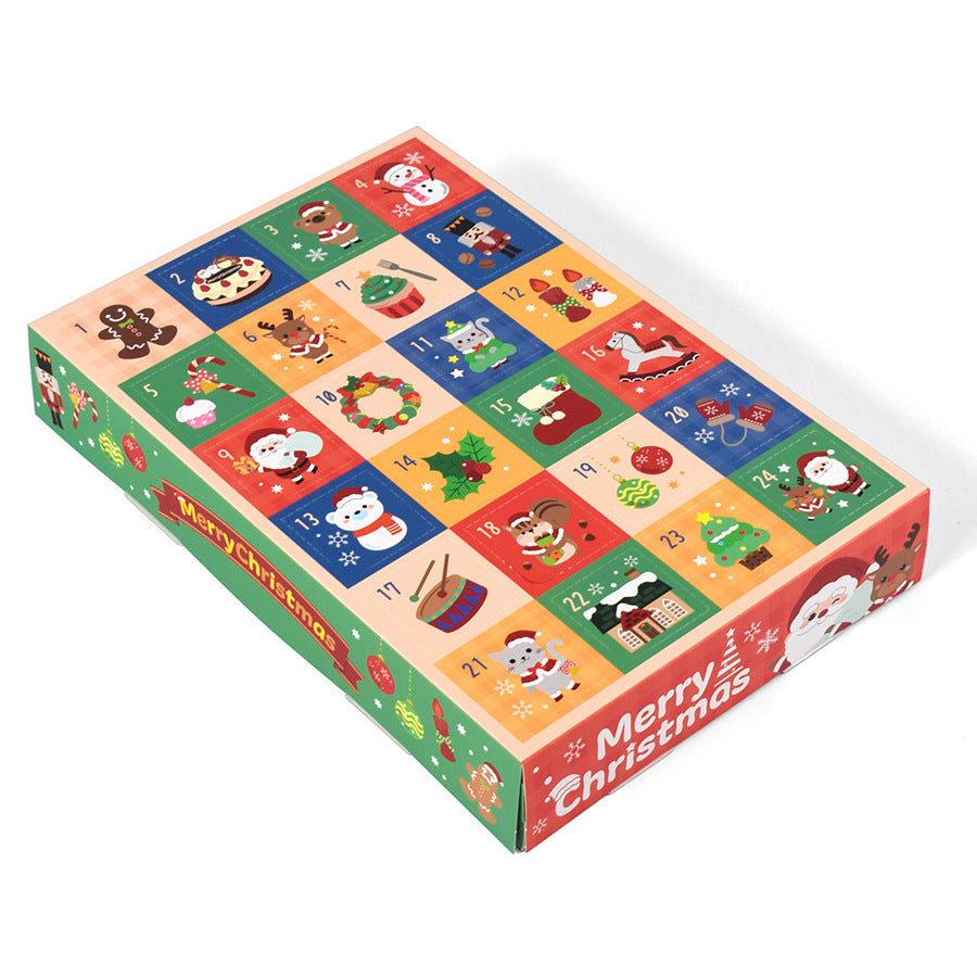 Colorful Christmas blind box for organizing holiday surprise gifts