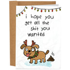 Holiday card with creative seasonal humor