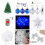 Mini Christmas tree desktop decoration on festive surface