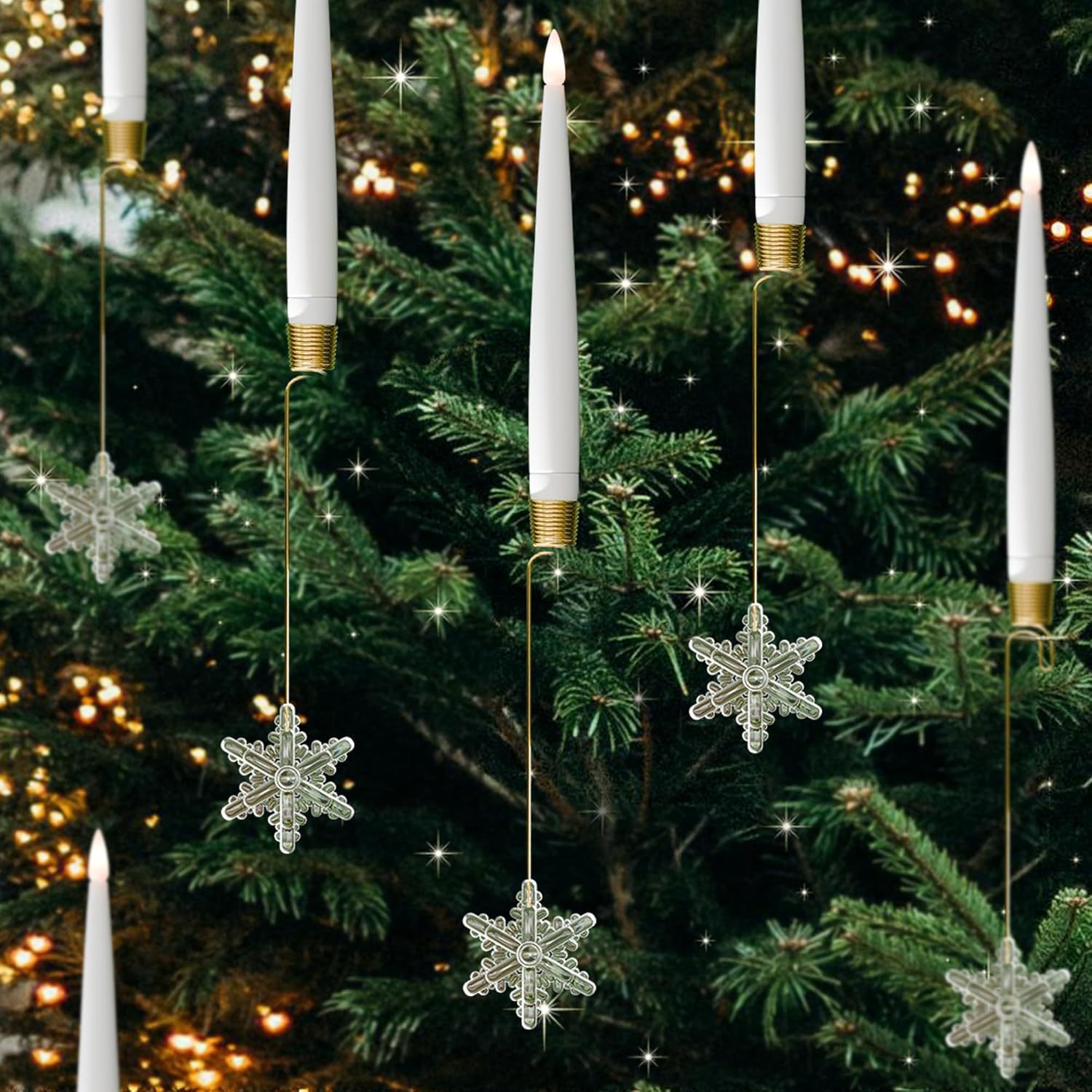 Festive Christmas LED Pendant Set - Christian Jewelry