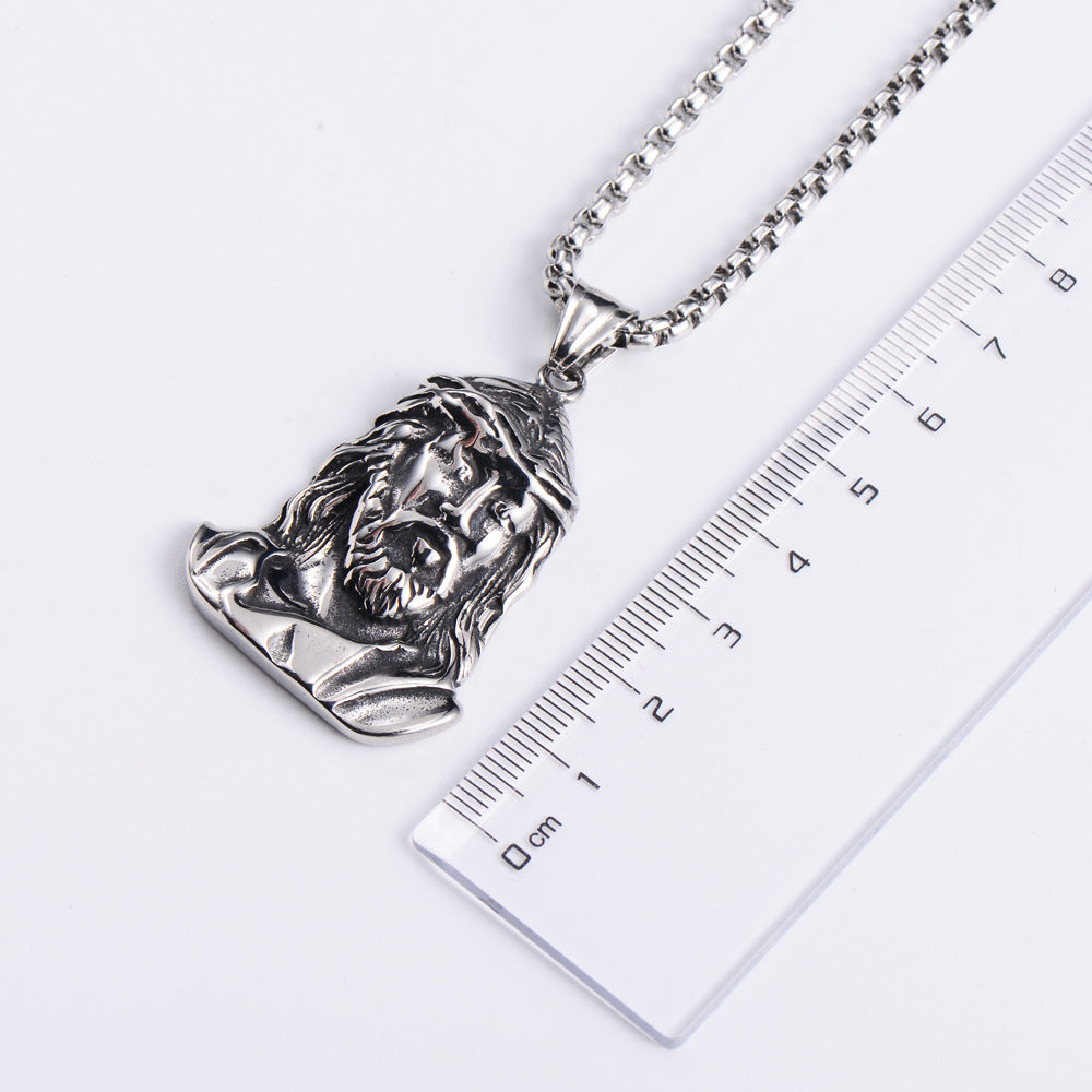 Jesus pendant with optional 60 cm chain