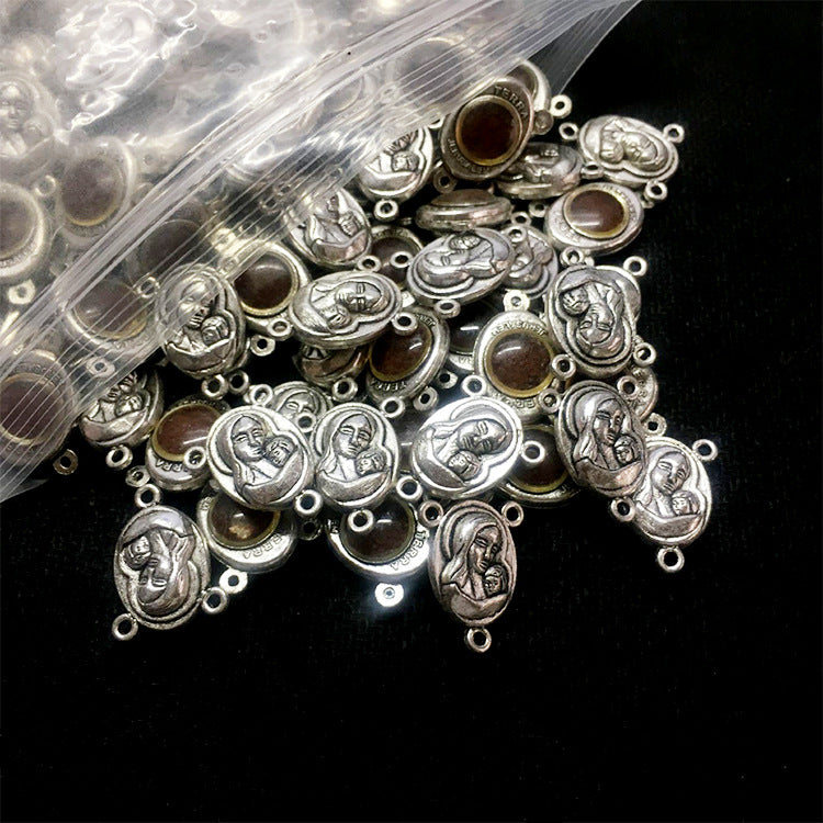 Holy Mother Mary pendant gift box presentation faith accessory