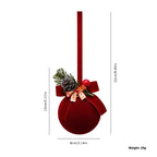 Minimalist Scandinavian Christmas bell ornament for modern holiday decor