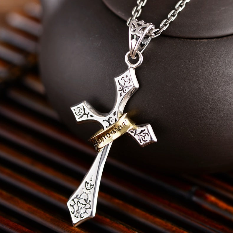 Classic Jesus cross necklace faith jewelry