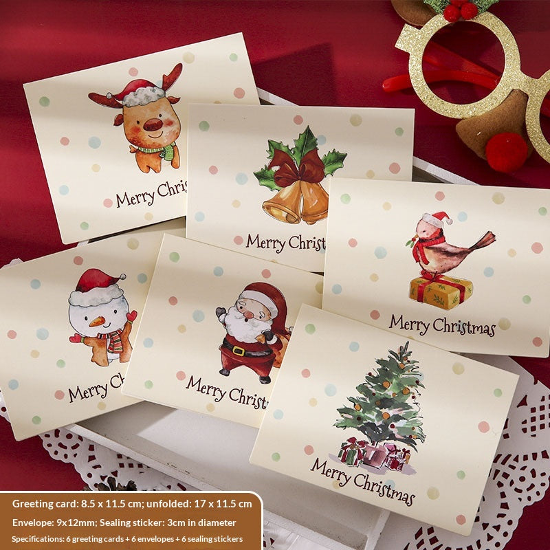 Creative Holiday Christmas Greeting Card Set With Envelopes - Christian Home Decor