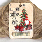 Christmas pendant with warm natural wood finish