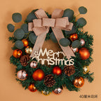 Holiday deer garland ornament for festive indoor decorating