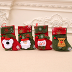 Christmas stocking featuring deer motif for holiday celebrations
