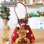 Christmas Candy Bag - Santa Gift Bag - Christian Home Decor