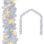 Christmas garland with USB connector and light controls